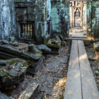 Statues looted from Koh Ker temple complex in Cambodia