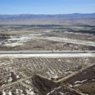 Aerial shot of Thermal, California