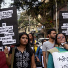 Indian women protest sexual violence