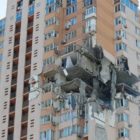 Missile strike on Kyiv apartment building