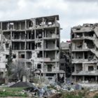 Aleppo Syria bombing aftermath