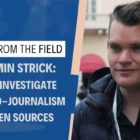 Ben Strick Geo-Journalism Tips YouTube screenshot