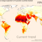 Current trend estimates of how climate change exacerbates global inequity