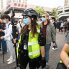 Hong,Kong,taipo,2020mar8,under,Wuhan,Plague,Outbreak,Emergency,media,Press,Journalist,Wear,Mask