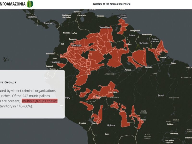 data journalism Amazon border armed groups